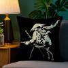 Hot NNinja SScroll Game Pillow Case Plush Fabric Soft Double Sided Print Sofa Cushion Cover Throw Pillow Covers