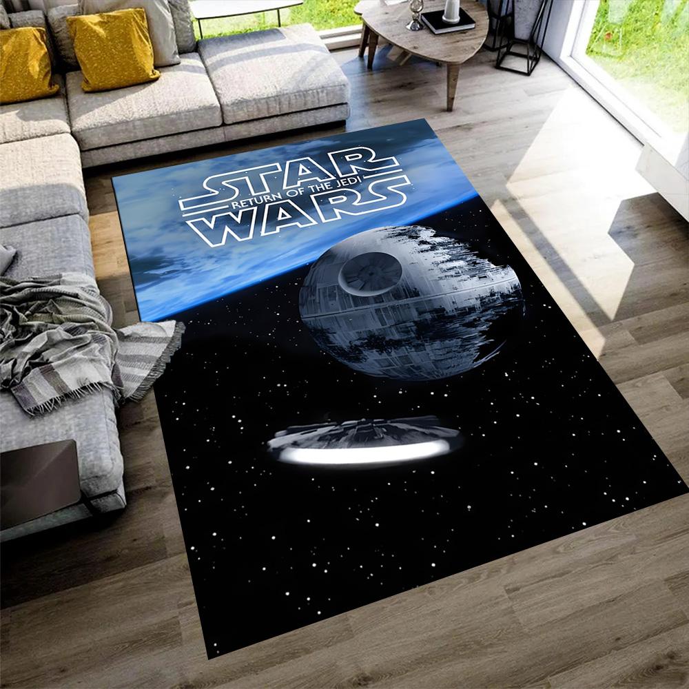Star Wars Floor Mat Perfect for Bedrooms Balcony Living Rooms Kitchen Anti-slip Rug Anime Office Decor Gift for Festivals