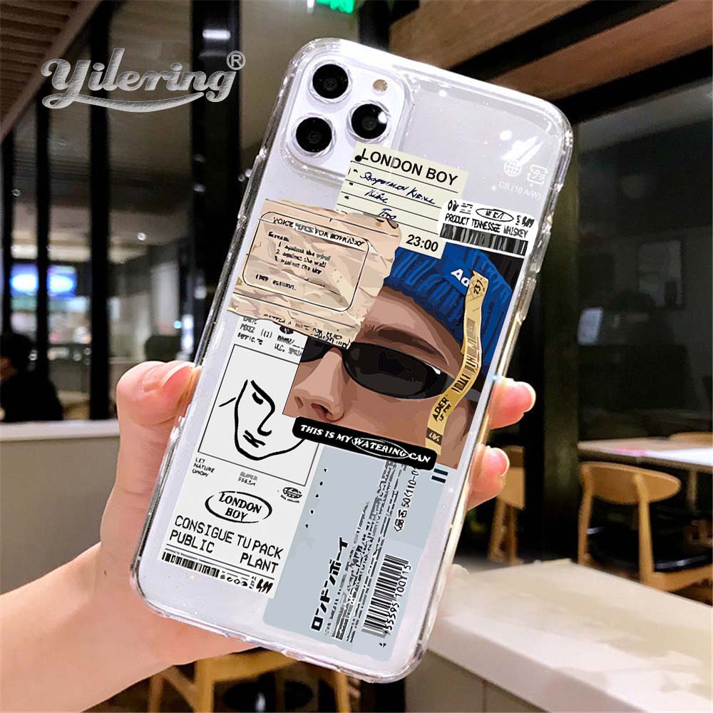 Retro Bar Code Label Phone Case For IPhone 18 12 13 mini 11 Pro XS Max X XS XR 7 8 Plus Soft Cover Case For IPhone 18 11 12 Pro SE2020