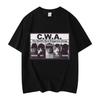 CWA The Worlds Most Dangerous Group Funny Cat Meme Graphic T Shirts Fashion Vintage Short Sleeve T-shirt Unisex Cotton T-shirts