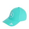 adidas Кепка унисекс Mercedes AMG Petronas Formula 1 Team Driver Rush, размер см, для взрослых, MMX91, полу-мятный (KE8301), 54.0