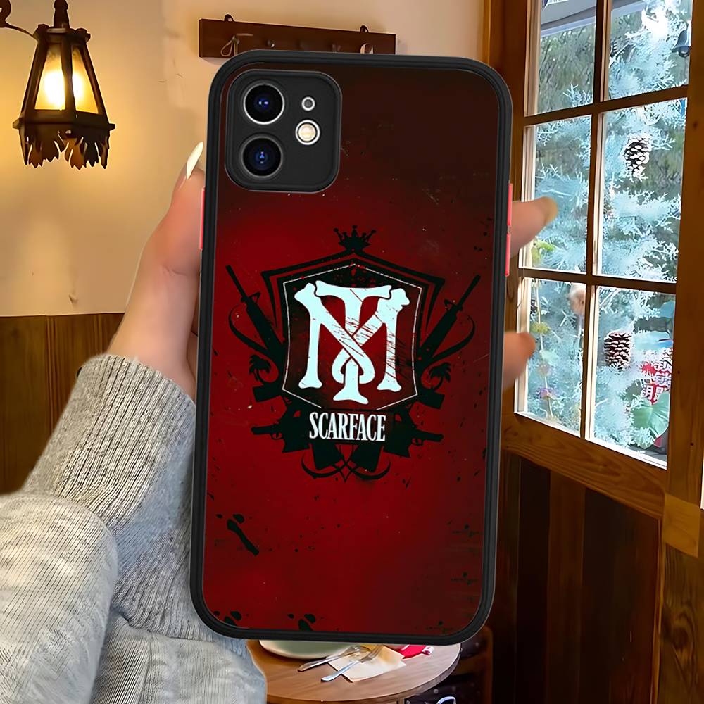 Классические матовые прозрачные чехлы для телефона Tonny Montanas Scarface из ТПУ для iPhone 16 15 14 13 12 11 Pro Max X XS Max