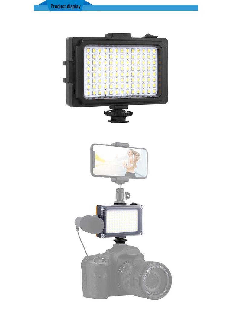 PULUZ Fat Cow LED Photography Light for DSLR Cameras - Digital Fill Soft On-Camera Light for Video Shooting
