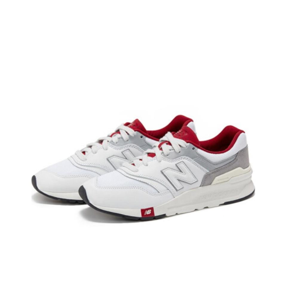 New Balance Nb 997 Универсальные тканевые низкие кроссовки для бега Унисекс Кроссовки Бело-красные CM997HGA