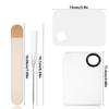 PU Cover Cosmetic Spatula Tool Makeup Spatula Korean Set Makeup Mixing Palettes Make Up Palette
