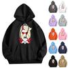 Unisex Fashion Lightweight Long Sleeve Pullover With Pockets Printed Hoodie