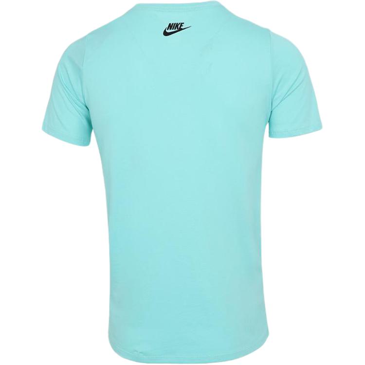 Nike Футболка с круглым вырезом и коротким рукавом, детские топы, синяя, DJ6294-308