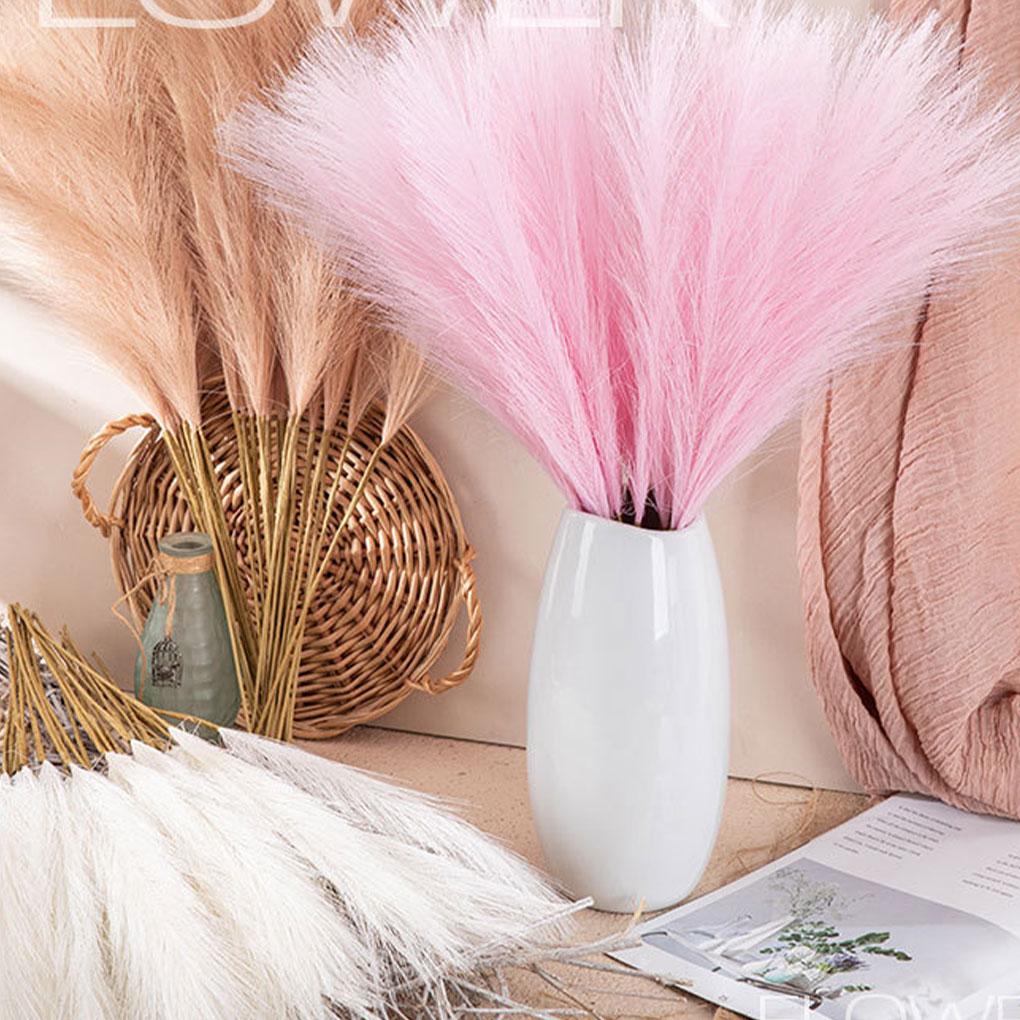 3pack/lot Space Artificial Pampas Reed For Chic And Non-shedding Home Decor Artificial Flower