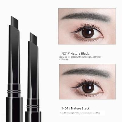 Mi Shiqi Eyebrow Pencil Female Waterproof Sweat-Proof Nature Long Lasting Fadeless Ultra-Fine Pen Point Beginner Genuine Goods Student Party
