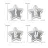 4pcs Creative Flexible Silicone Mold for Number Candle and Ambients Lights Decoration for Birthdays and Celebrations