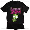 Cute Cartoon Invader Zim Invader Gir Graphic Tshirt Zim Image Cotton T Shirt Unisex Retro Tee Shirt Fashion Shirt Streetwear Tops Unisex