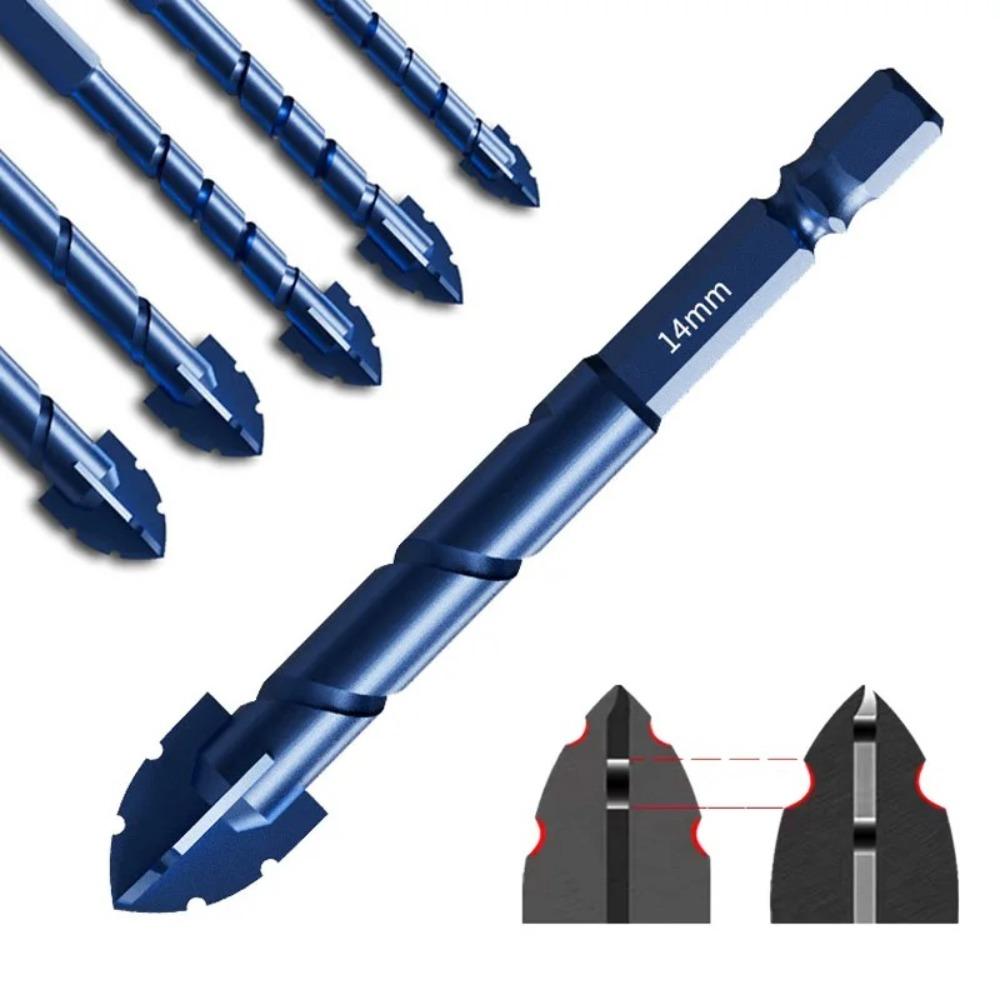 Спиральное сверло высокой твердости 6/8/10/12/14 мм, сверло для отверстий, новое треугольное сверло, сверлильный инструмент