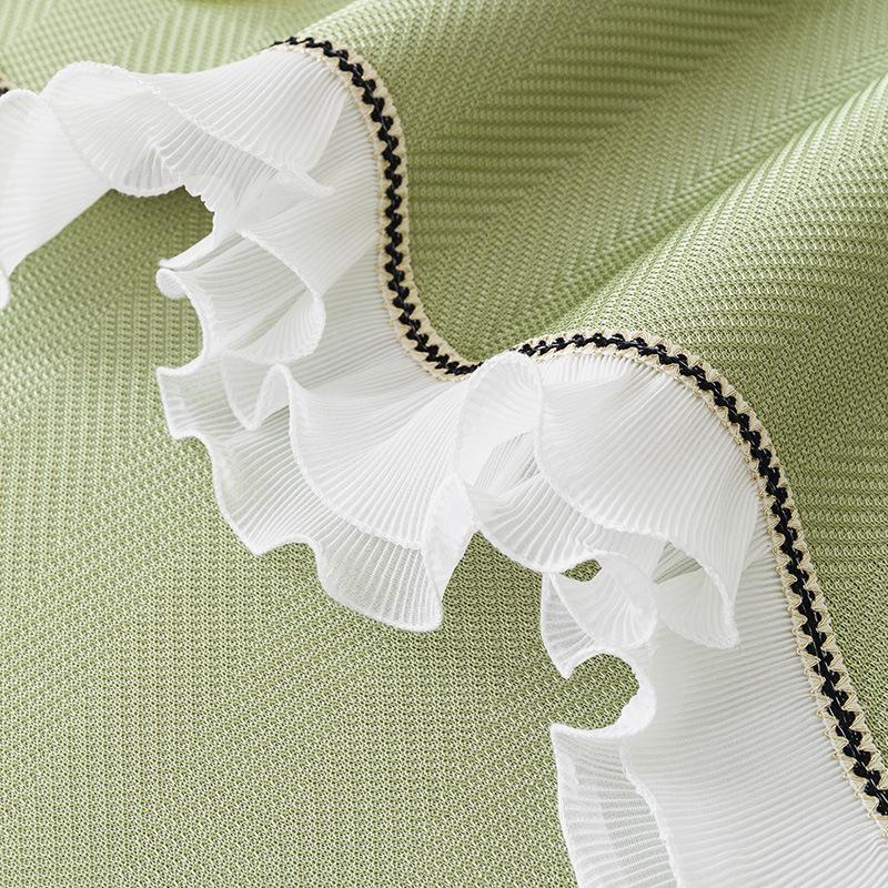 French Skirt Cool Mat Cushion New Special-Shaped Non-Slip Sofa Cover Towel Summer Ice Silk Sofa Cushion