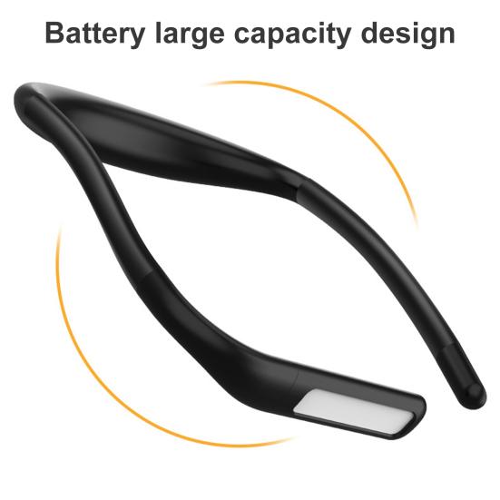 Нашейный светильник с громкой связью, регулируемая подсветка, вращающаяся головка лампы, полезный для ухода за глазами, светодиодный шейный светильник с громкой связью, офисные принадлежности