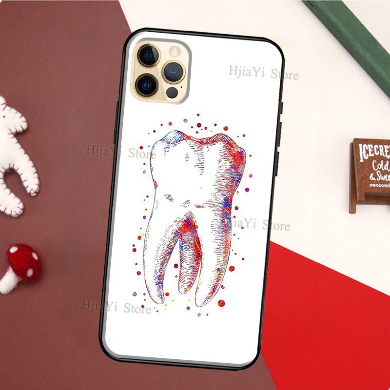 Чехол для телефона с изображением зуба стоматолога для iPhone 13 12 11 14 Pro Max Mini XS X XR 6S 7 8 Plus SE 2020 Мягкий чехол