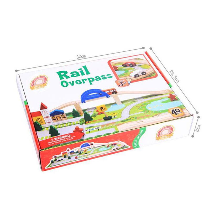 Маленький поезд, автомобиль, деревянная игрушка, игровой домик, детская развивающая игрушка, строительный блок, игрушка