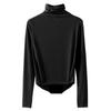 Women's 240g Modal High Collar Slim Fit Long Sleeve T-Shirt - 2025 Spring/Autumn Collection