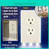 Modern Geometric Small Night Light With Touch Sensing For Home Bedroom Decor