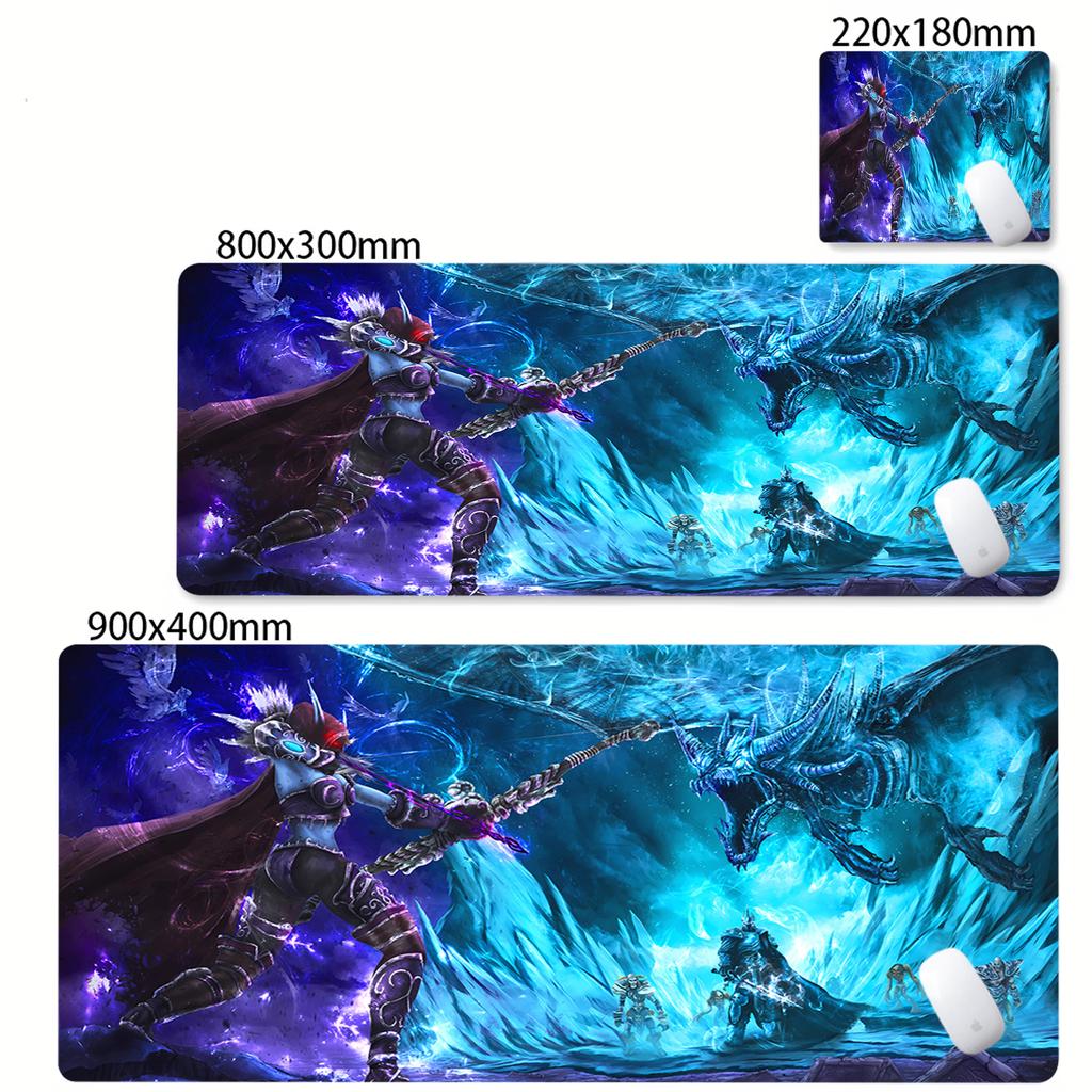 World of Warcraft Mouse Pad PC HD Anime Gaming Accessories Keyboard Mousepad Laptop XXL Game Cabinet Desk Mat Nonslip Carpet