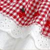 Breathable Pet Strawberry Dress Soft Pet Summer Clothes Fashion Dog Vest  Autumn