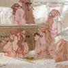 30-Piece Cartoon Girl Back View Theme Sticker Pack, Adorable Girl Back Silhouettes in Various Styles, for Journal & Diary