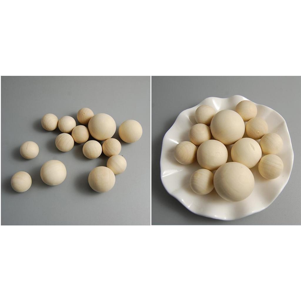 200 шт., объемные круглые деревянные бусины, свободные прокладки для ювелирных изделий, 14/10 мм
