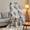 Soft Throw Blanket Cozy Knitted Throw Blanket High Quality Ghost Reading Blanket