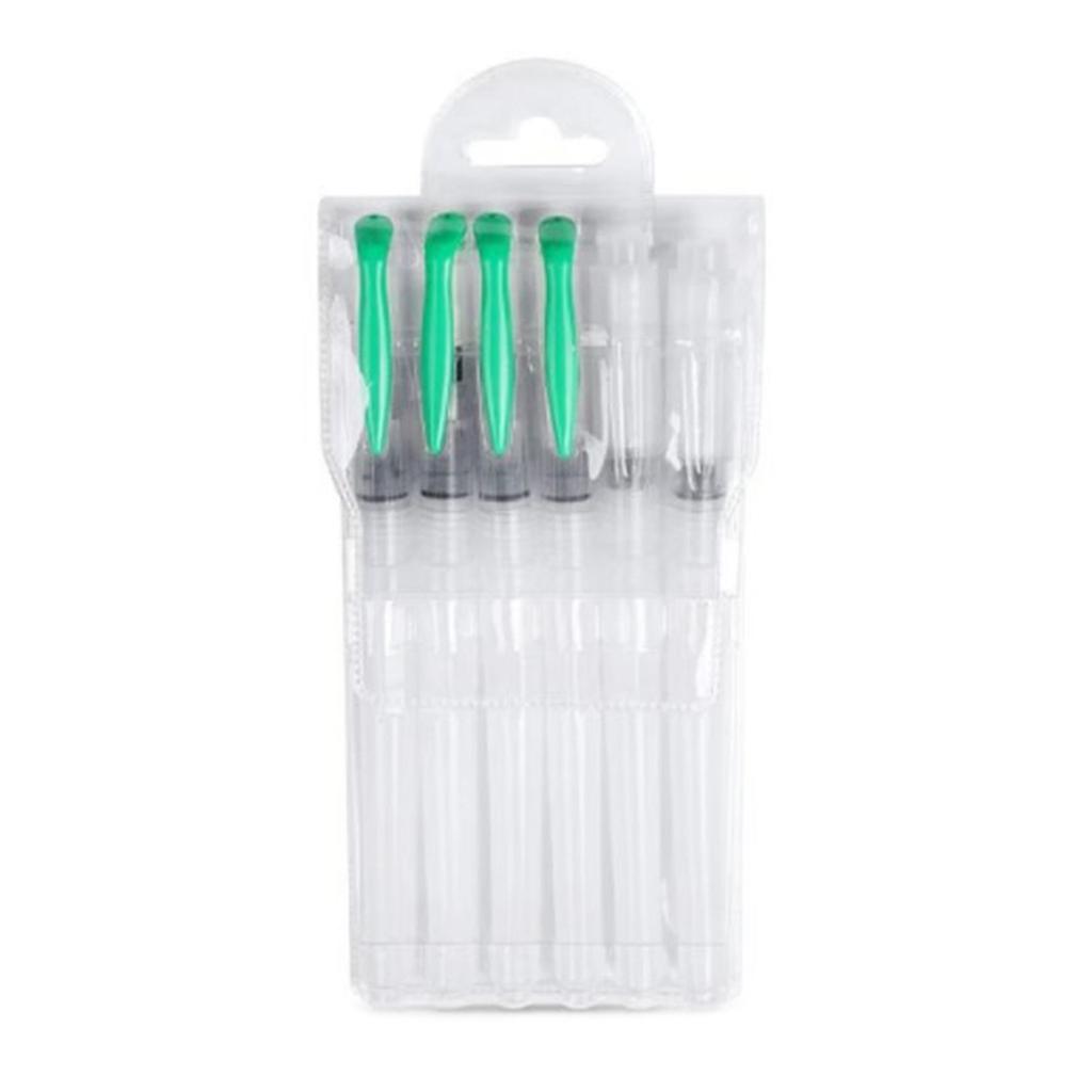 6 шт. акварельная кисть-ручка, сменная, для рисования водой, плоская/заостренная ручка для гуаши, акварельная живопись