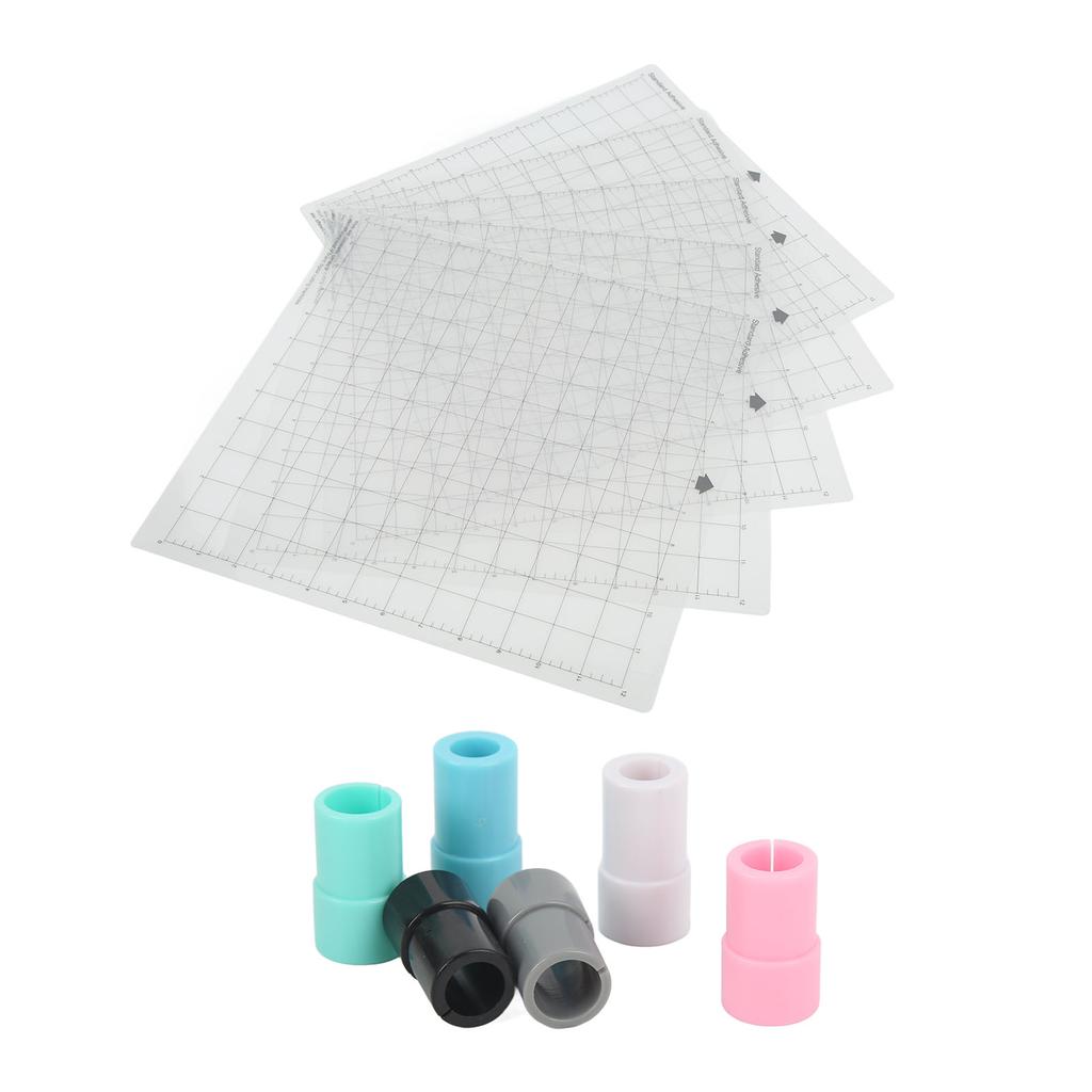 5шт 12x12 дюймов коврик для резки комплект клейкий противоскользящий коврик для резки с 6шт адаптер для ручки для Cricut