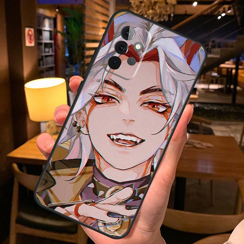 Чехол Genshin Impact Аратаки Итто для Samsung Galaxy A56 A36 A54 A34 A14 A06 A16 A26 A12 A32 A52 A13 A33 A53 A15 A35 A55