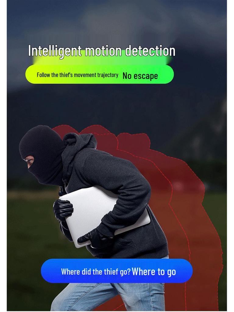 Двухдиапазонная AI Smart WiFi камера Tuya Graffiti: HD, Удаленный мобильный мониторинг, Водонепроницаемый