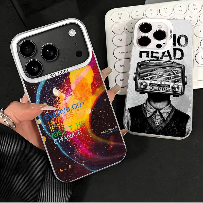 R-Radiohead Bnad Shockproof Phone Case for iPhone 18 17 Air 16 16E 15 Pro Max 14 Plus 13 Mini 12 Back Cover Anti Fall Fundas