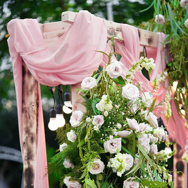 300/600 см шифоновая драпировка тюль занавес открытый свадебная арка фон декор Хэллоуин вечерние Декор событий вуаль реквизит для фотографий