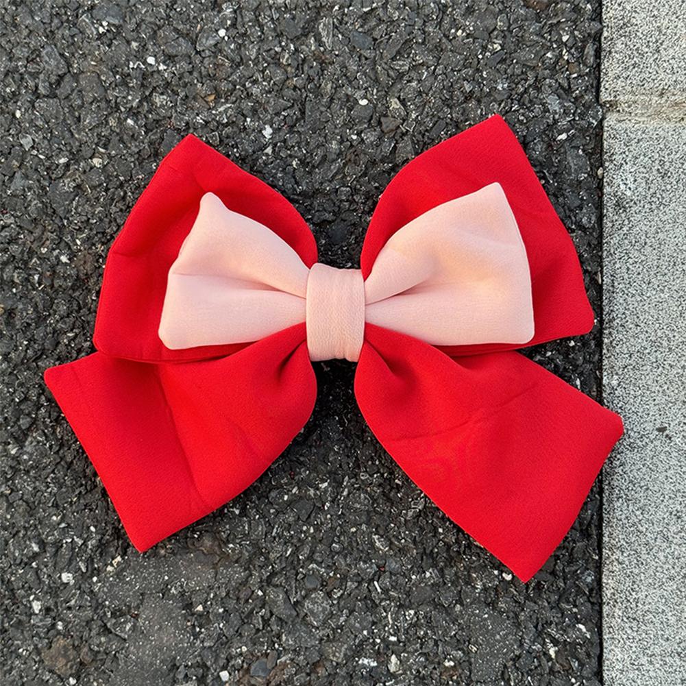 Мотоциклетный шлем с двухцветным бантом, украшением для электрического велосипедного шлема, аксессуары для украшения кузова автомобиля, бант для девушек и женщин