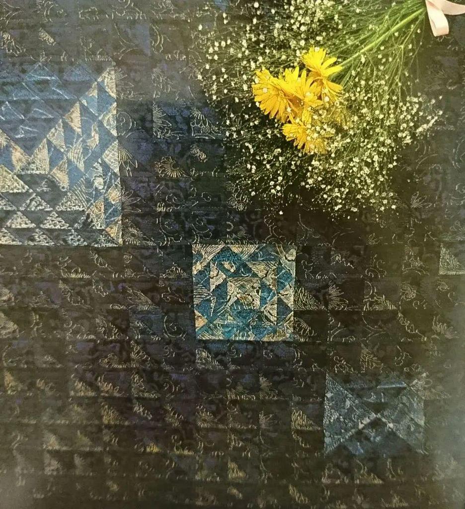 [USED] Indigo Dyeing and Chinza Patchwork Quilt Continued by Shizuko Kuroba, Published by Fujin Seikatsusha