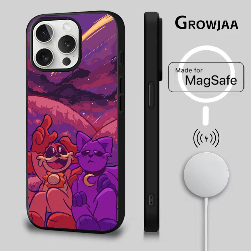 Чехол для телефона Catnap and Dogday для iPhone 16e, 16, 15, 14, 13, 12, 11, Plus, Pro, Max, Mini, с магнитной беспроводной зарядкой MagSafe