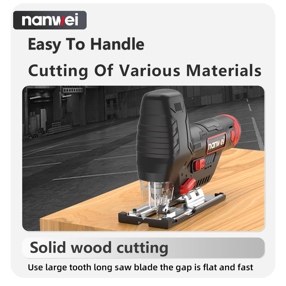 NANWEI 12 В/Лобзик/Мини/6 скоростей/1500-2800 об/мин/Интерфейс зарядки Tpye-C