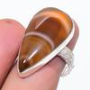 Натуральный ботсванский агат драгоценный камень серебро 925 пробы ювелирное кольцо размер 9 g7G86