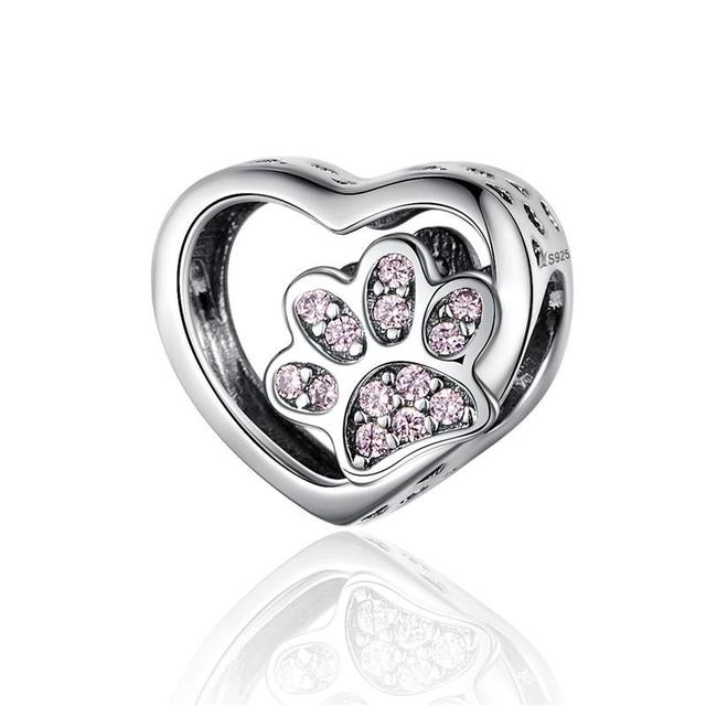 925 Sterling Silver Angel Mom Family Heart Series Shine Beads Fit Original Fashion Charms Bracelets Women DIY Jewelry