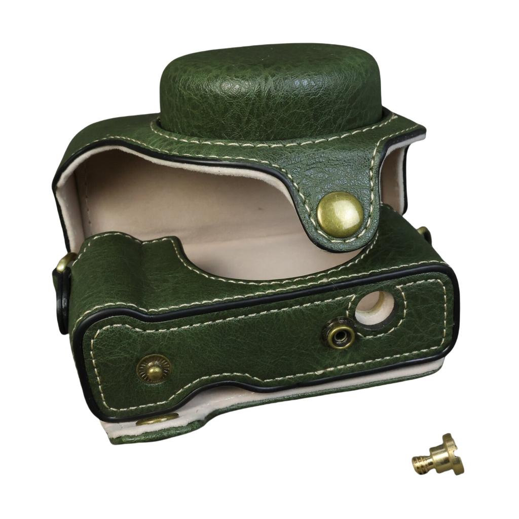 For Sony ZV-1F/ZV-1 Mark II Camera Case Portable Leather Camera Protective Cover Without Battery Opening