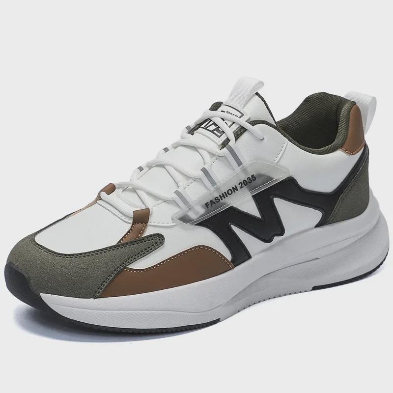 Мужская модная черная повседневная обувь на осень: Мягкие, дышащие и удобные для бега и занятий спортом.