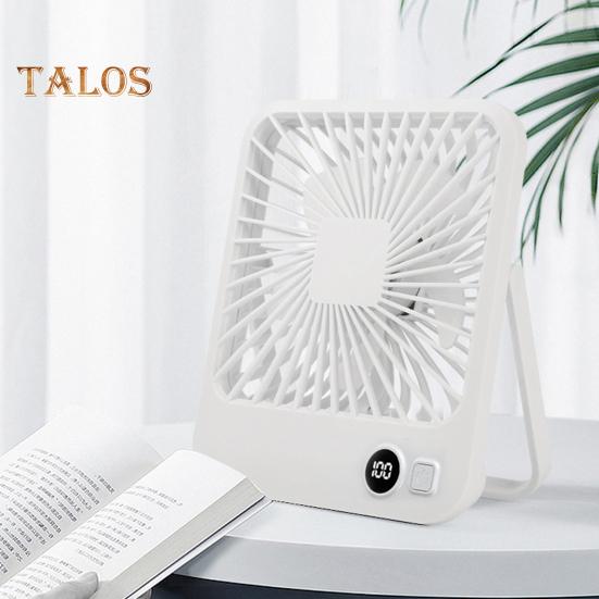 Электрический мини-вентилятор с бесщеточным двигателем, 5 скоростей, мощный поток воздуха, низкий уровень шума, компактный дизайн, портативный вентилятор воздушного охлаждения