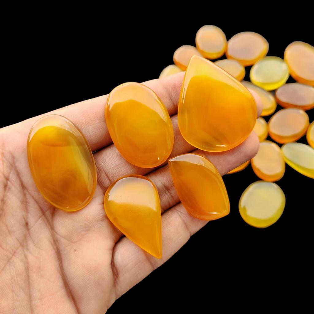 Натуральный целебный прозрачный желтый оникс, кабошон, партия драгоценных камней, партия драгоценных камней, желтый драгоценный камень оникс, смешанная форма любого размера.