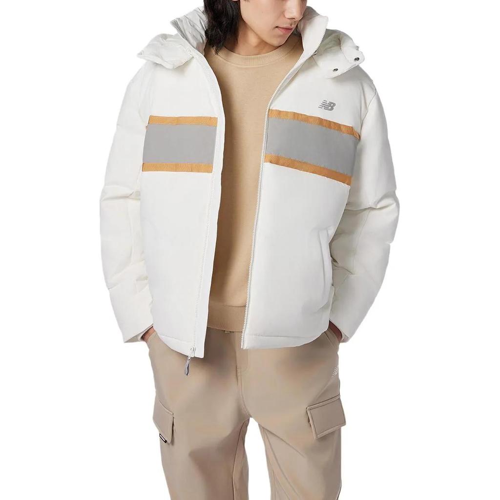 New Balance Down Jacket Men's White (Unisex) Down Jackets AMJ33341 CIC