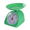 Round Dial Mechanical Kitchen Scale with Tray for Measuring Chicken Strips, Gram Scale for Primary School Teaching