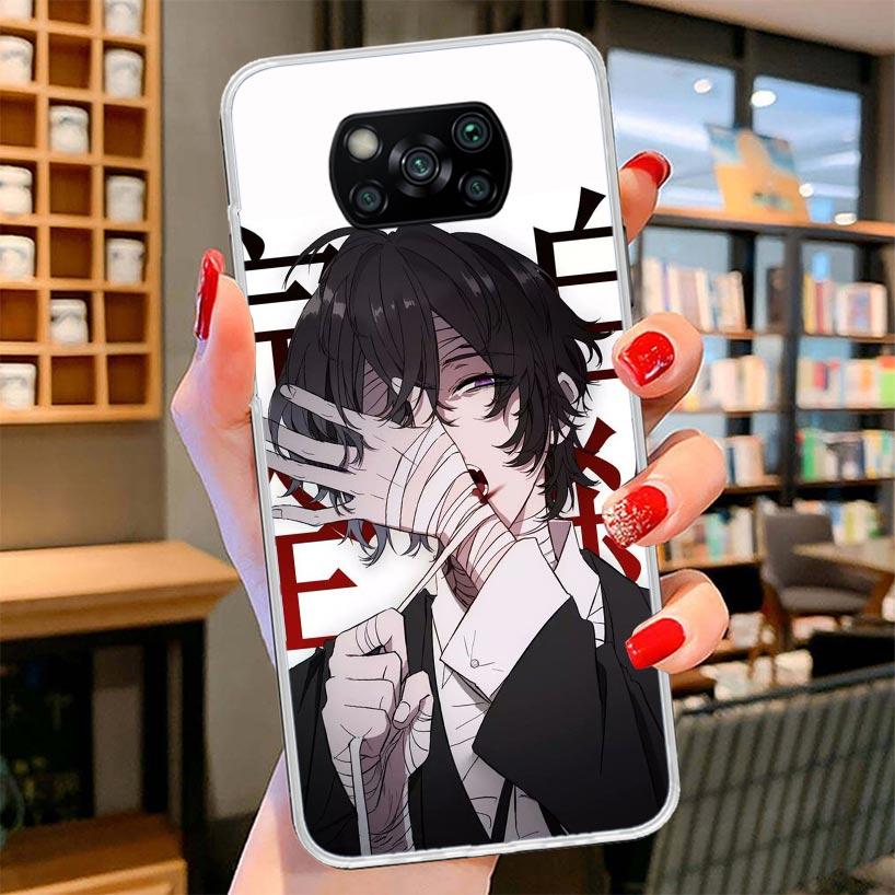 Чехол для телефона Bungo Stray Dogs Дазай для Xiaomi Poco F7 Ultra X7 X6 X5 Pro M7 Redmi 15C 15 13C 13 12C 12 10C 10 9A 9C 9T 9 Sh