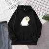 Anime Hoodies WoUnisex Cute Duck Sweatshirt Cartoon Gintama Sakata Graphic Tops Hoodie Female Harajuku Korean Style Clothing