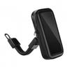 Handlebar Mount - Black - Waterproof Case - Smartphone 5.5 To 6.3" - Universal Mount