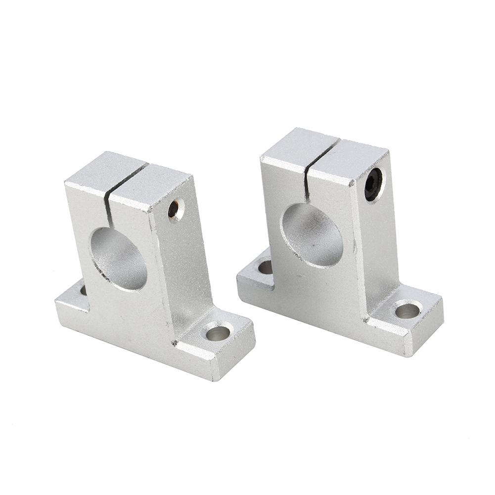 2 шт. SK16 Линейный рельсовый опорный кронштейн вала Вертикальный оптический держатель