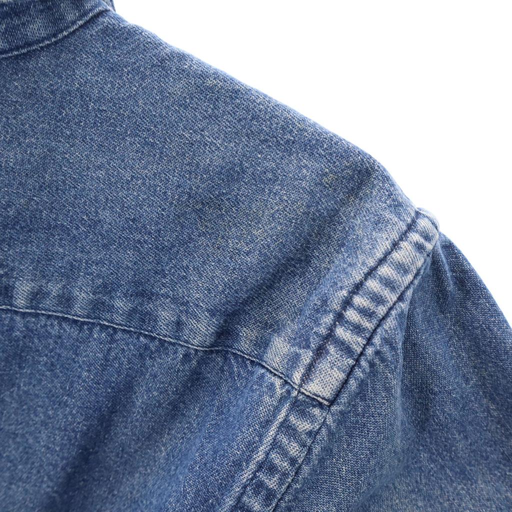 RALPH RALPH LAUREN Long sleeve Dungaree denim Button down shirt 8 Kid's Used